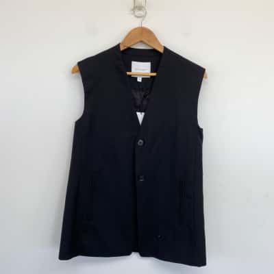 Witchery Black Blazer Vest Jacket  Size 8 