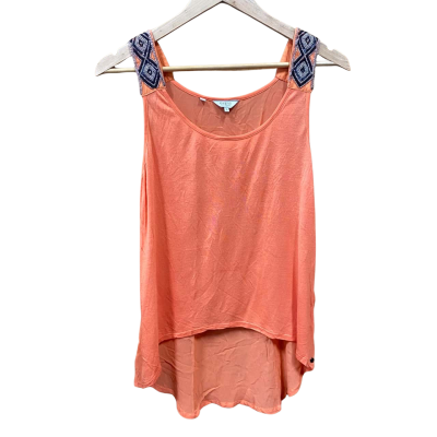 Guess Orange Beaded Top Size S