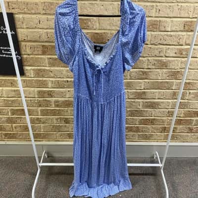 City Chic Womens blue dress Size M 