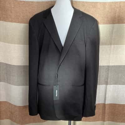 Politix Mens  Size XXL Suit Jacket Black  
