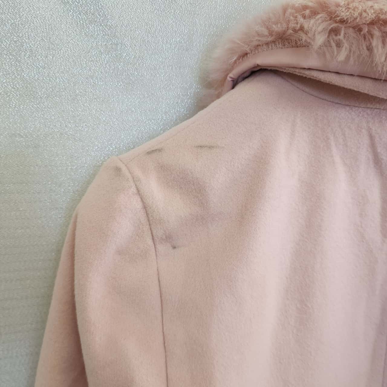 Tokito Womens Size 10 Trench Coat Pink (s)