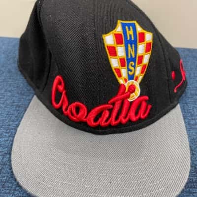 Mens one size SnapBack cap Croatia football team