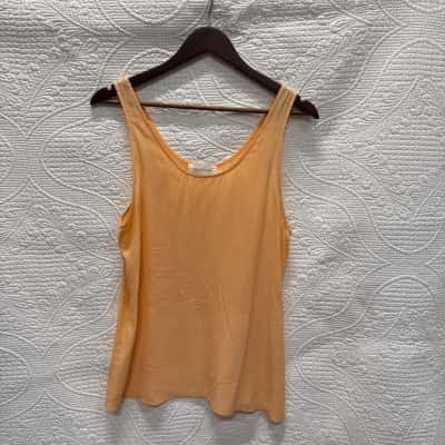 Zimmermann Womens Size 0 Sleeveless Silk Top Top Orange 