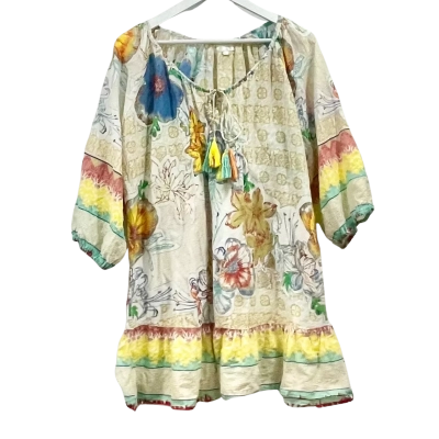Adrift Boho Floral Multi- Coloured Dress Size XL