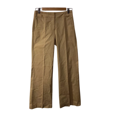 Cue Womens Size 6 Caramel Brown Wide Leg Pants 