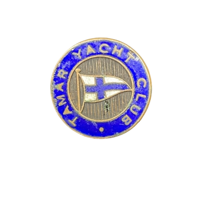 Tamar Yacht Club Enamel Pin, Made by Bridgland & King Melb. 