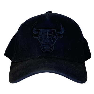 NBA / New Era Chicago Bulls Black Cap Adjustable Size