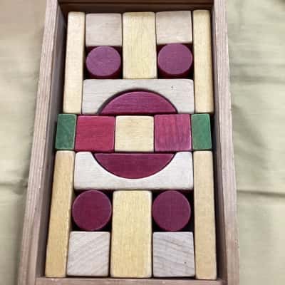 Vintage Velcro Elementar wooden blocks G