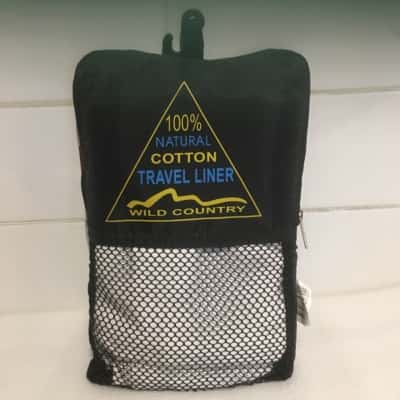 Wild Country Single bed Sleeping Bag Liner Cotton RRP NEW $29.99  (Loose Man) (11201692)