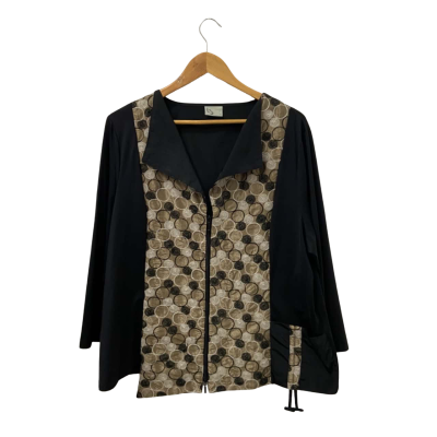Taking Shape Womens  Size 18 Long Sleeve Top Multicoloured 