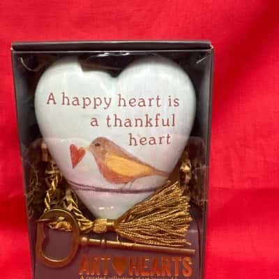 Demdaco Art Hearts "Thankful Heart"