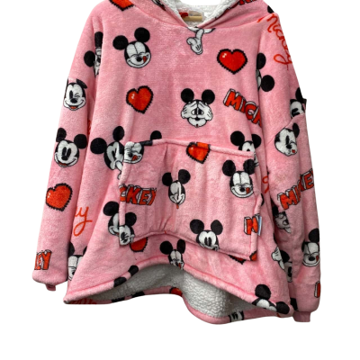 Disney / Oodie Kids  Size 13 / 4 Pink  / Red 