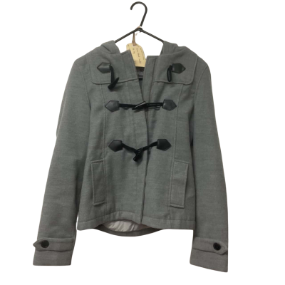 Women’s  Rusty  Size 8 Grey Hooded Jacket 