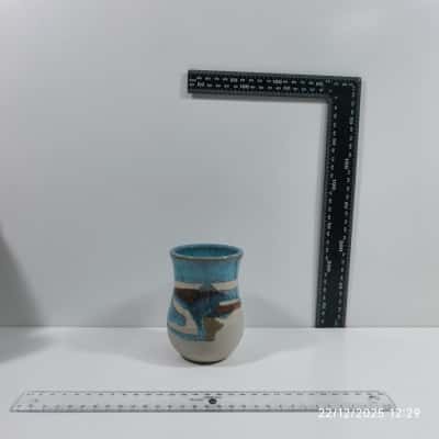 Earthy Vase Signed Pottery 