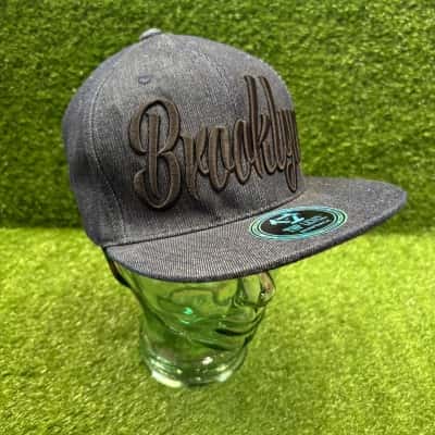 Top Level Brooklyn Denim Snapback Cap (One Size)