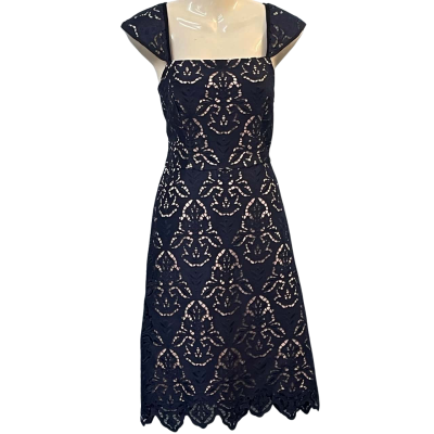 Review Womens  Size 10 Mini Dress / Party Dress / Sleeveless Dress  Navy Blue 