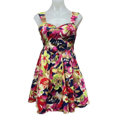 Angel Biba Womens  Size 6 Mini Dress Multicoloured / Pattern 