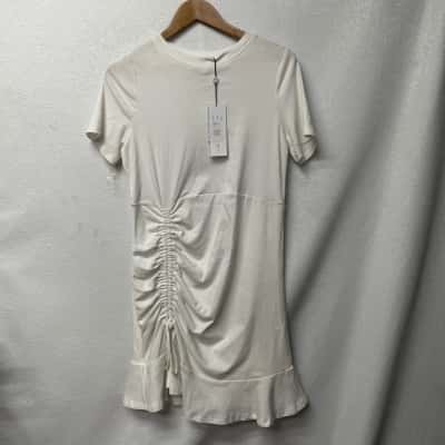 SNDYS Womens  Size 12 / L Casual Dress White 