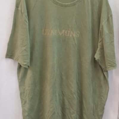  Mens Commons Size XL Short Sleeve T-shirt Green 