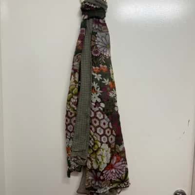 Womens  Size One Size Scarf - Green Floral