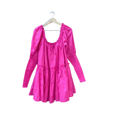 Steele Size M Off-the-shoulder Top Pink BNWT