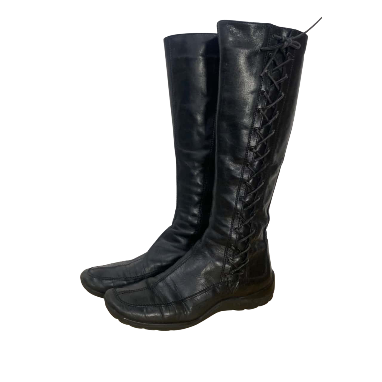 Neo Italian Leather Boots Size 39 Black (s)