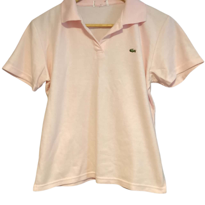 Lacoste polo shirt Size 10 Pink  