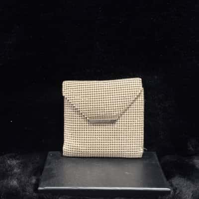 Vintage Glomesh Womens Off White wallet
