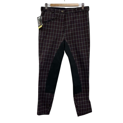 Montano Womens  Size 12 Riding Breeches Tartan