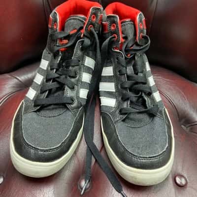 Adidas Mens  Size 10 Black Red Sports Shoes