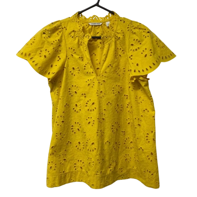 Womens Country Road  Size 10 Blouse Mustard 