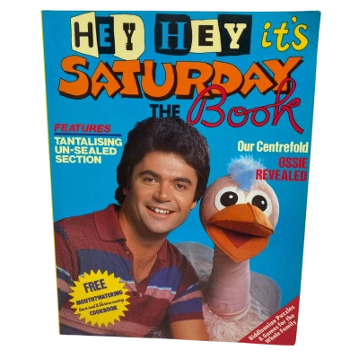 Vintage Hey Hey It's Saturday Book Comical Relief 