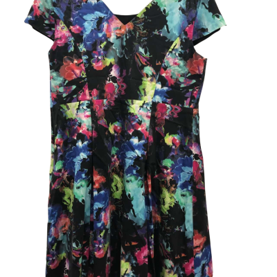 Table Eight Womens  Size 16 Mini Dress Black  / Floral 