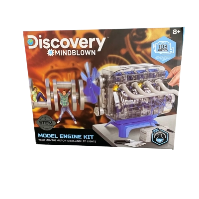 Discovery Mindblown Model Engine Kit 103 Pieces (New in Opened Box)