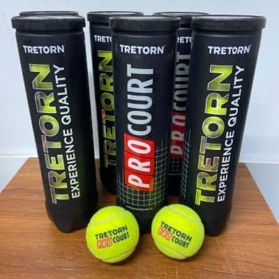 Tretorn Pro Court tennis balls - 6 tubes of 4 (24 balls) brand new