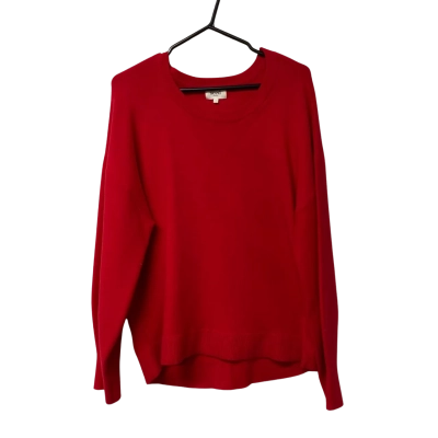 Womens Seed Heritage Size L Pullover Red 