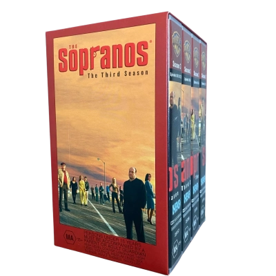 The Sopranos: The Third Season, 4 x VHS Tapes in Slipcover