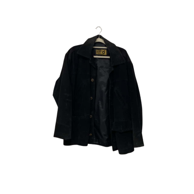Roger David Mens  Size XL Black  suede jacket 