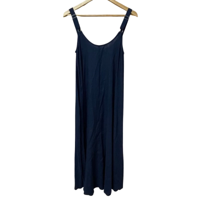 BNWT Eb&ive Womens Size XS Linen Blend Maxi Dress Navy Blue RRP $139.00