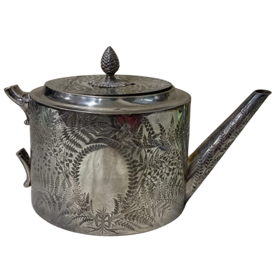 Teapot James Dixon & Sons Silver Plated as is