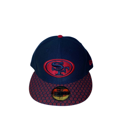 New Era NFL Mens Hat Size 7.5 Black  / Red 