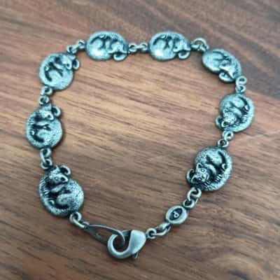 Pewter Possum Bracelet