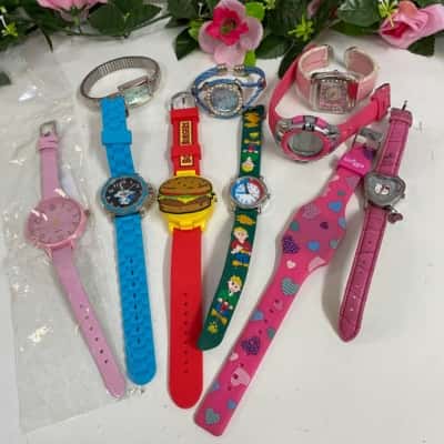 Asstd bag of 10 x Watches Mostly Childrens (Not checked)