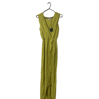  Womens SocialightSize 10 Maxi Dress / Sleeveless Dress  Green / Yellow 
