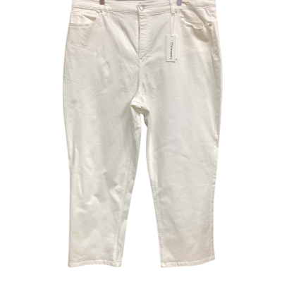 NEW Commonry  Womens  Size 20 Straight Leg Pants White 