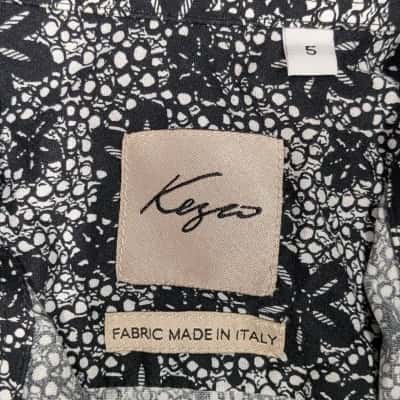  Mens Black / Patterned Shirt Size 5