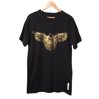 Saint Morta Mens  Size M Short Sleeve Black Shirt