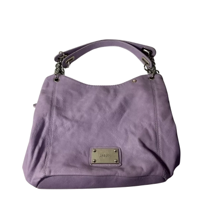 Markai Womens Mauve Handbag with Partial Chain Handle Straps