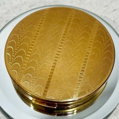 Vintage Melissa Powder Compact Mirror Case- Made in England 1950’s 