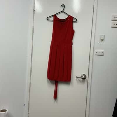  Studio S  Womens   Cocktail  / Party / Sleeveless Dress  Red Size S